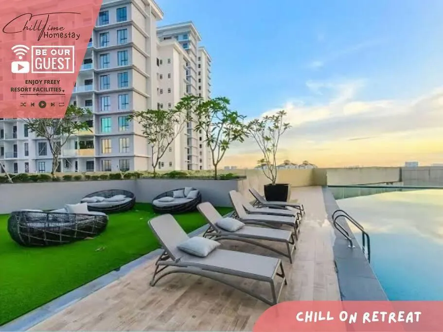 Paradigm Residence Above Paradigm Mall Free Netflix Pool By Chilltime Homestay Johor Bahru