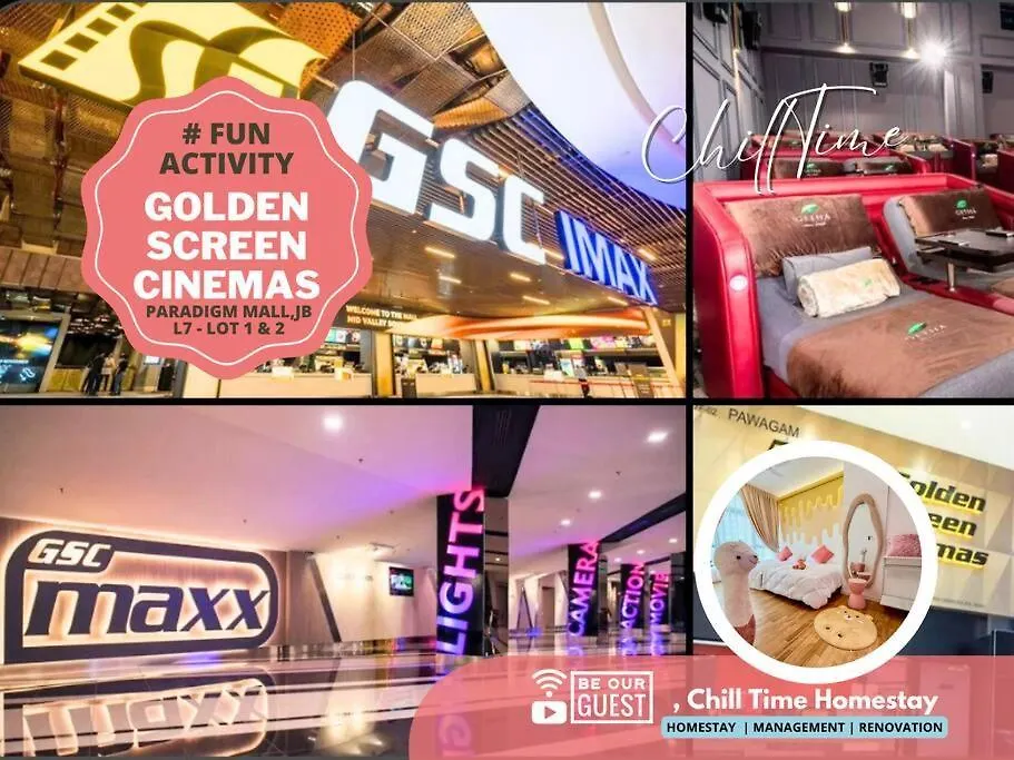 Paradigm Residence Above Paradigm Mall Free Netflix Pool By Chilltime Homestay Johor Bahru
